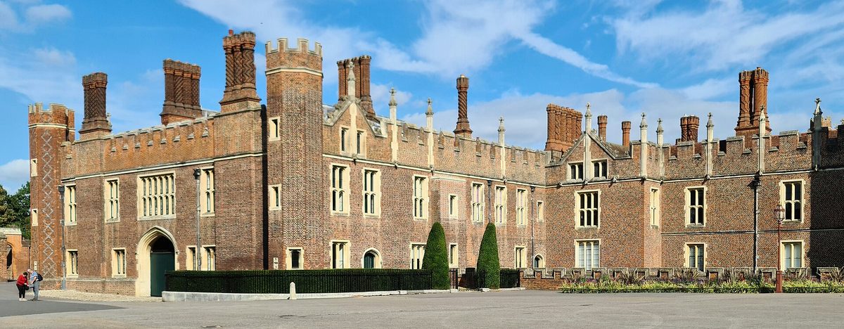 The Tudor facade of Hampton Court Palace, a day trip on a 5 days in London itinerary