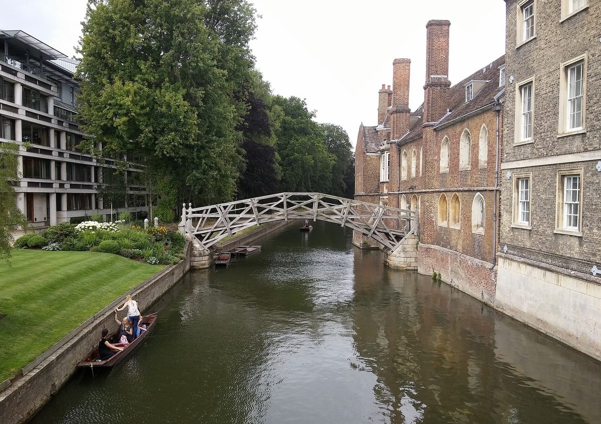 The Mathematical Bridge over the River Cam at Queens' College, Cambridge
