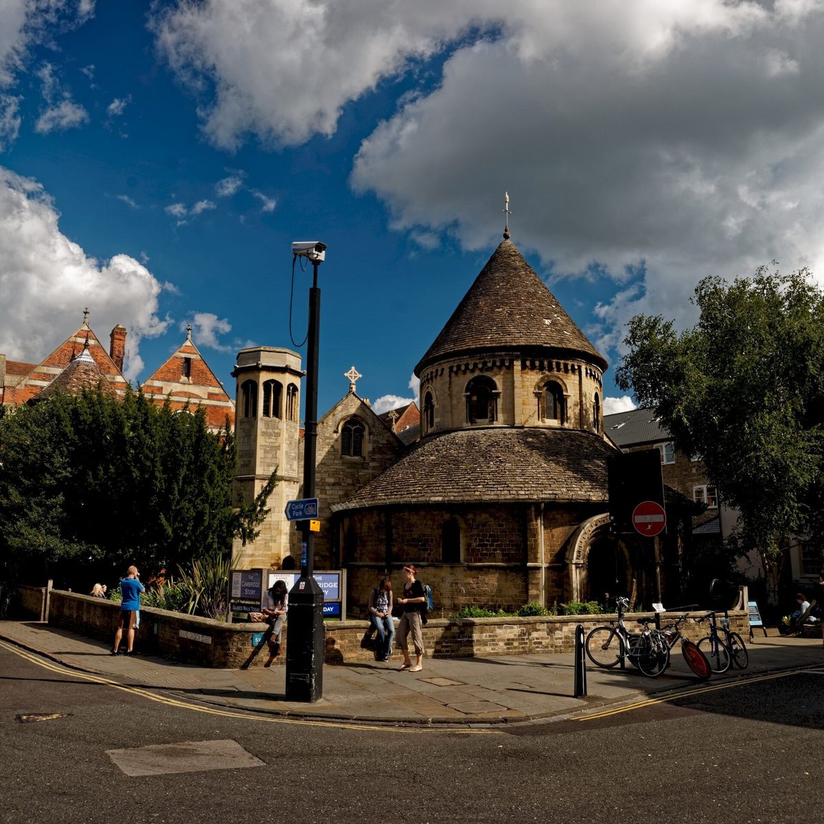 The medieval Round Church on Bridge Street, a quiet highlight in this Cambridge travel guide