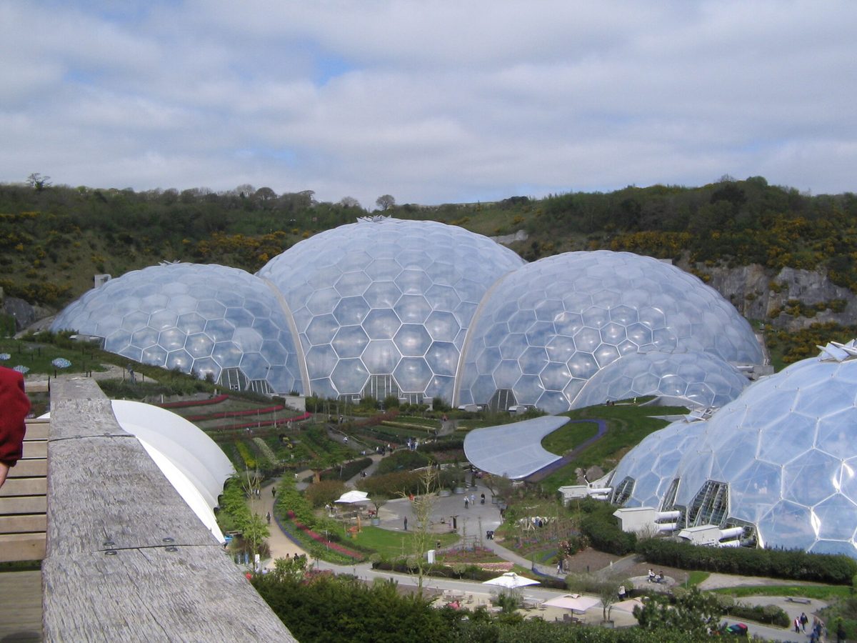 Eden Project biomes on a 5 day Cornwall road trip
