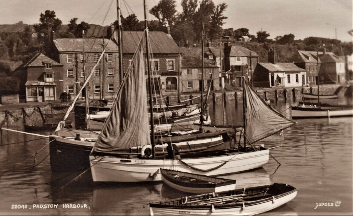 Boats in Padstow harbour at the start of a Cornwall trip plan
