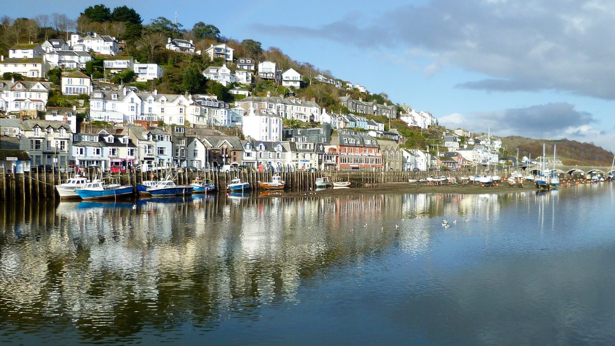 Looe harbour, reached car-free on the scenic Looe Valley branch line