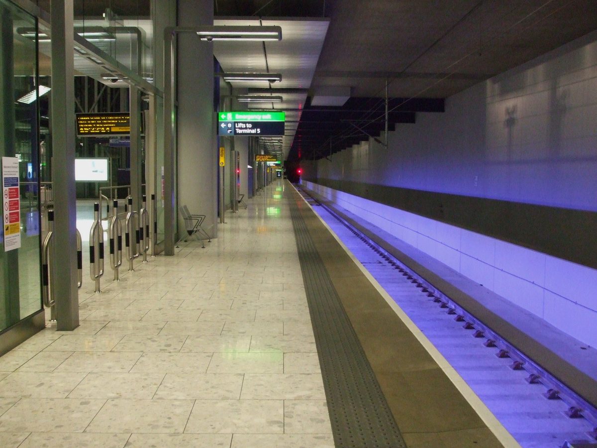 The Heathrow Express runs non-stop to Paddington in around fifteen minutes