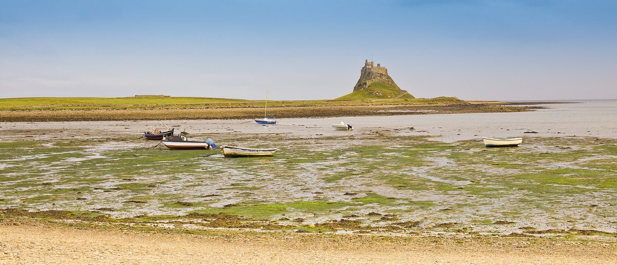 Lindisfarne and its causeway in Northumberland, one of England's great hidden gems