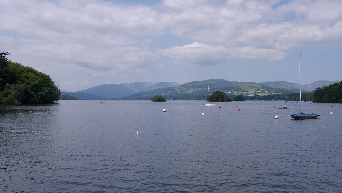 The bustling waterfront at Bowness-on-Windermere, hub for Windermere Lake Cruises