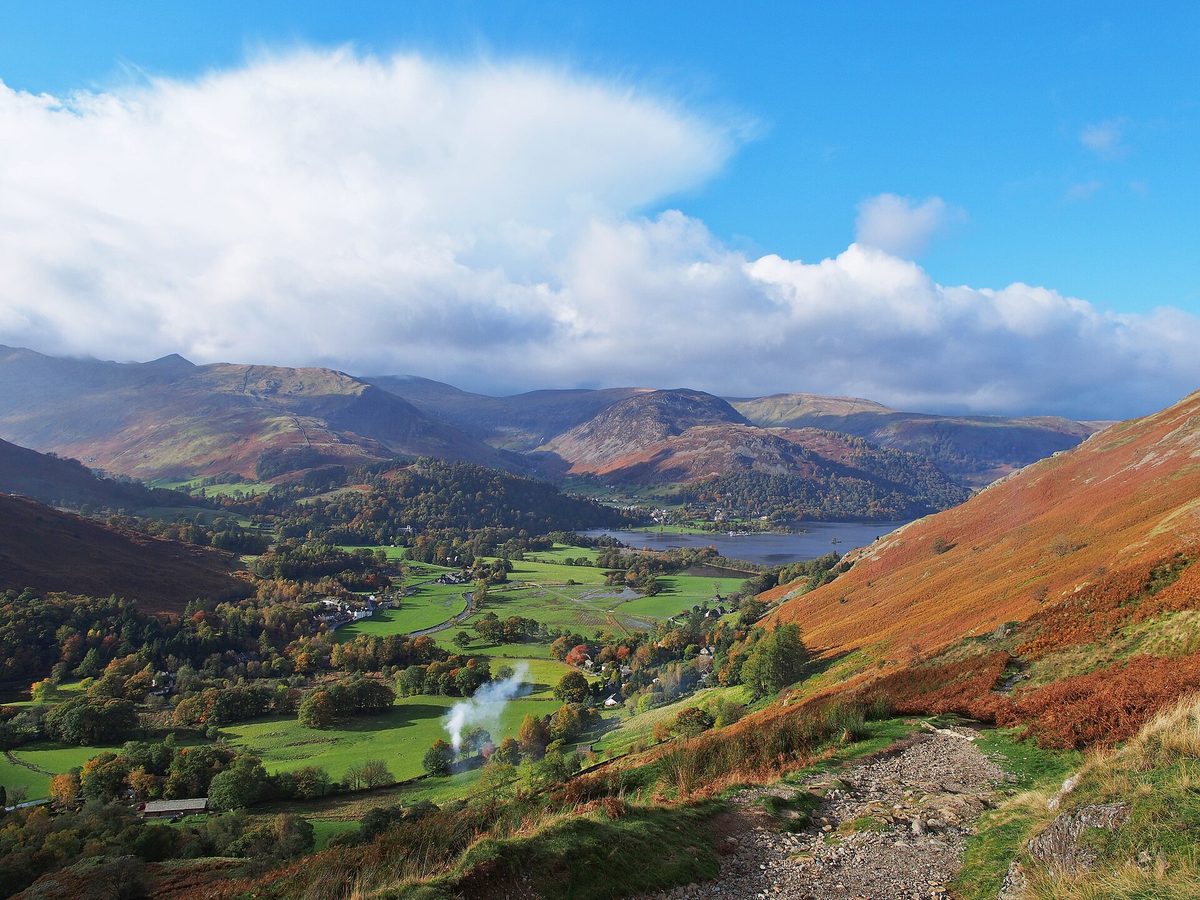 Ullswater in the Lake District, one of the most beautiful places in England