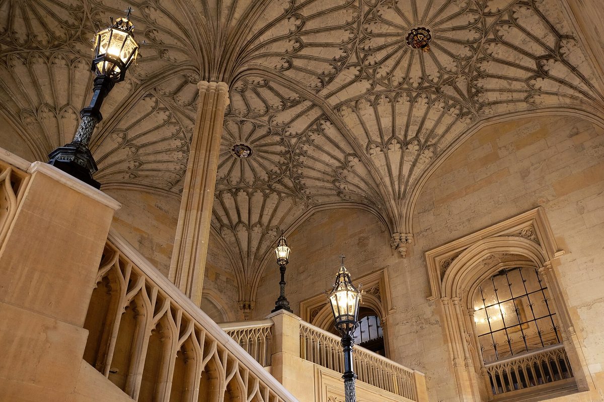 Tom Quad at Christ Church, a top Oxford college to visit