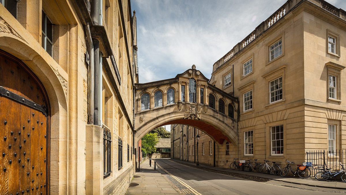 The Bridge of Sighs on New College Lane in Oxford