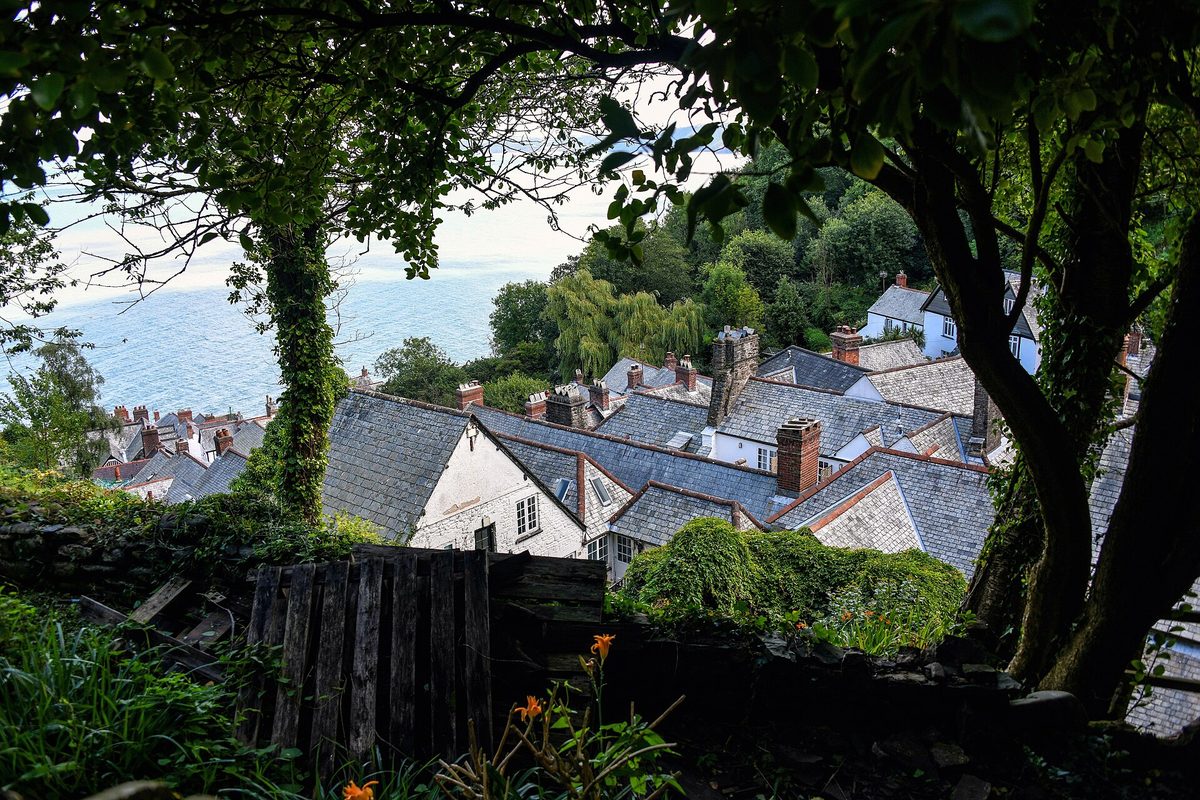 England's narrow lanes — like this Cornwall hedge-lined road — are an argument for the smallest car you can manage