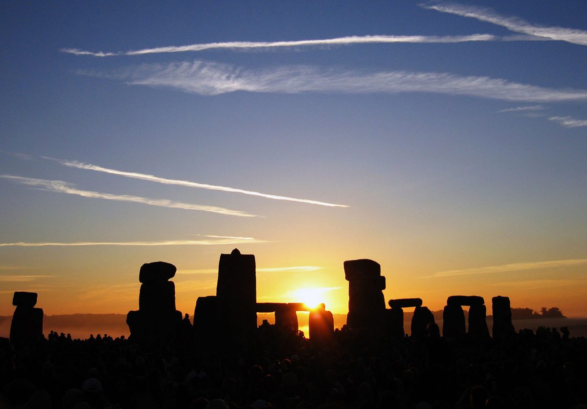 Stonehenge stone circle on a clear day, the highlight of any Stonehenge visitor guide in Wiltshire, England
